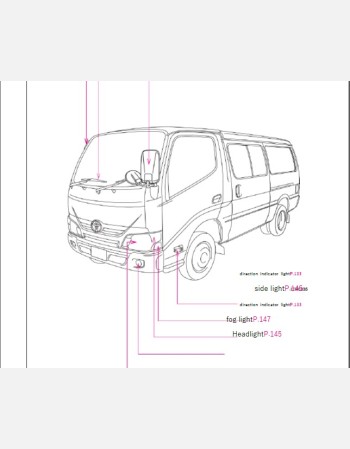 toyota dyna route 2020-2021 owners manual in english